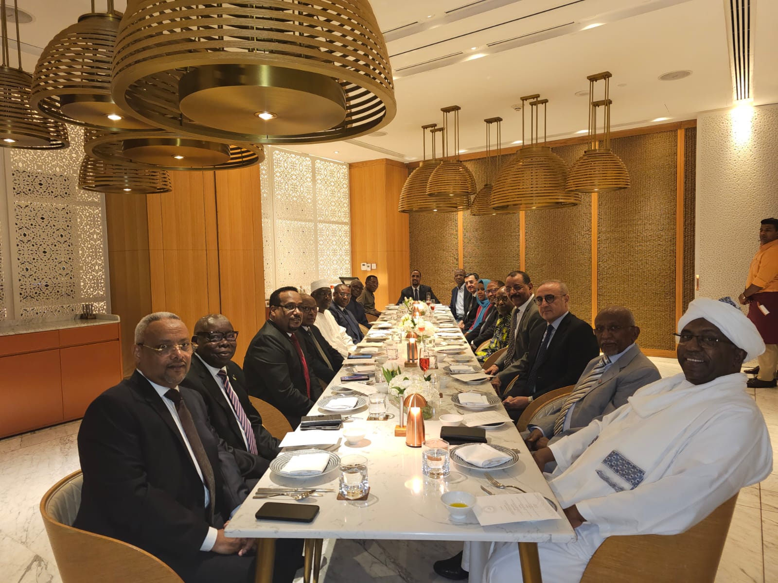 The Embassy organised a farewell dinner in honour of the Ambassador of the Federal Republic of Somalia
